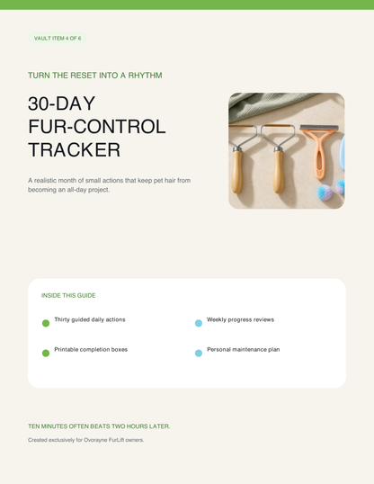 Ovorayne FurLift System Guide Vault
