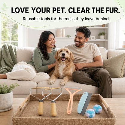 Ovorayne FurLift System — 6-Piece Pet Hair Removal Kit